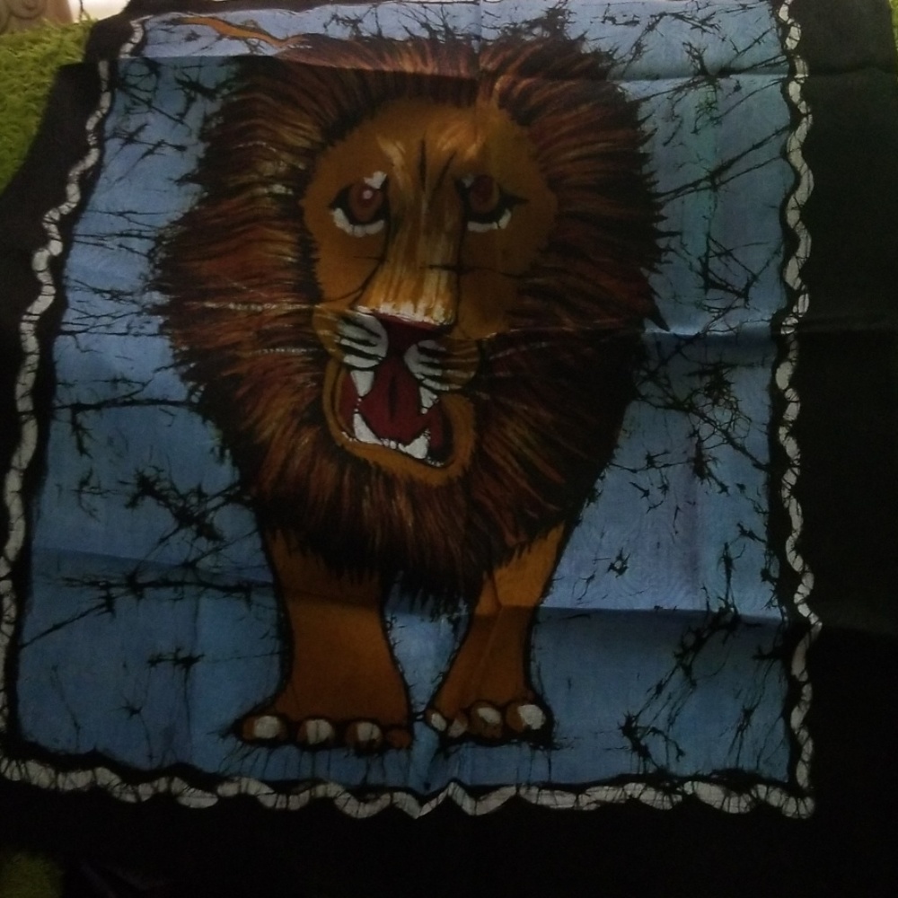 Lion Fabric for frame.